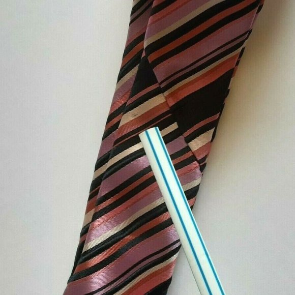 Paul Smith silk Men's tie made in Italy - Picture 2 of 6